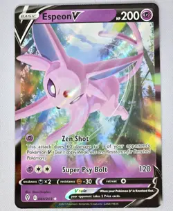 Pokemon TCG - Espeon V 064/203 Evolving Skies 2021 Holo Card - Image 1