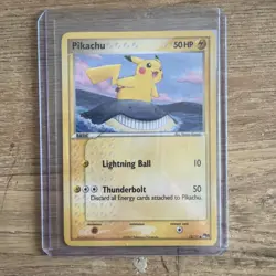 Pikachu 12/17 Pop Series 5 Non-Holo Pokemon Card LP - Image 1
