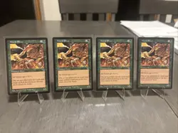 4x Muscle Sliver Tempest MTG Magic The Gathering nm-lp - Image 1