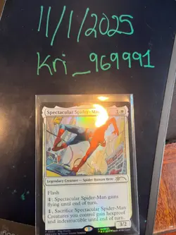 FOIL Spectacular Spider-Man Play Promo MTG Spotlight Series Top 128 Baltimore - Image 1