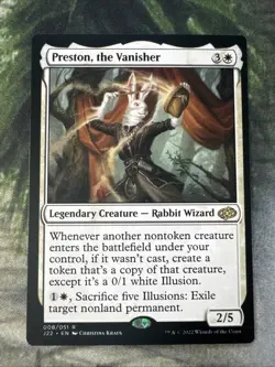Preston, The Vanisher Jumpstart 2022 Magic The Gathering Card NM - Image 1