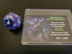 Sirius Ninja Turtles Shredder Spindown D20 Legendary Limited Edition - TMNT MTG - Image 1
