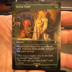 Sylvan Tutor (Borderless Foil) Lord of the Rings 531 NM - Image 1