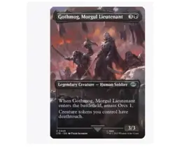 Gothmog, Morgul Lieutenant MTG The Lord of the Rings Borderless 0429 Regular - Image 1