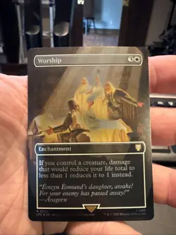 Worship (Borderless Foil) Lord of the Rings 522 NM - Image 1
