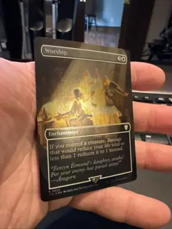 Worship (Borderless Foil) Lord of the Rings 522 NM - Image 2