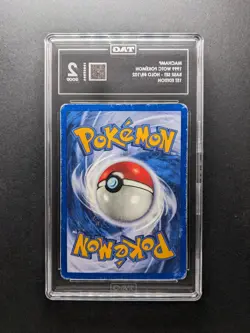 1999 Pokemon MACHAMP - 8/102 - Holo - Base Set - TAG 2 - Image 2