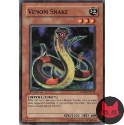 Yugioh Venom Snake TAEV-EN015 Common 1st Edition NM - Image 1