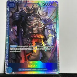 ONE PIECE CCG card: Kaido op04-044 SR foil, PRB-01, Mitsuaki Matsumoto - Image 4