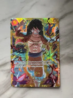 Bandai Monkey D. Luffy OP09-119 Emperors in the New World Leader Full Art Holo - Image 1