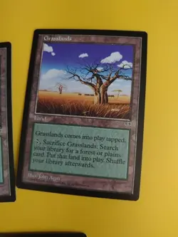 Grasslands x3 Mirage. Old Vintage. Magic the Gathering 3 Card. - Image 3