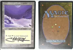 1x V1098: Snow-Covered Plains: LP: Ice Age: Signed/Autographed: Christopher Rus - Image 1