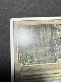 Bayou Revised Edition Dual Land Magic: The Gathering NM/LP condition - Image 4