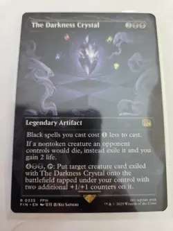 mtg, The Darkness Crystal (Borderless) -Final Fantasy Regular NM - Image 1