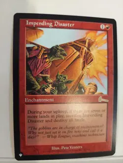 Impending Disaster The List Reprints Regular - Image 1