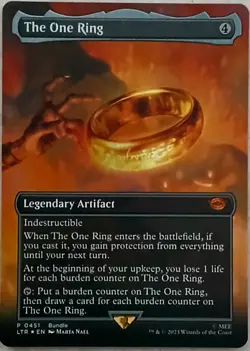 MTG LTR Lord Of The Rings The One Ring FOIL scene set448-451 Plus Original Movie - Image 1