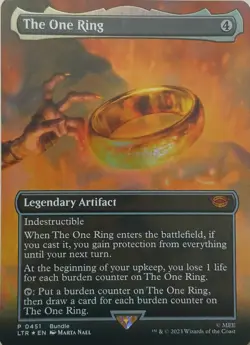 MTG LTR Lord Of The Rings The One Ring FOIL scene set448-451 Plus Original Movie - Image 4