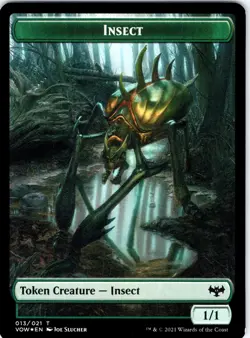 Insect // Slug Double-Sided Token T Innistrad: Crimson Vow 13 // 6 NM - Image 2