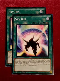 Sky Iris (x2) LEDD-ENC13 1st Edition Yu-Gi-Oh! - Unplayed Mint+ - Image 1