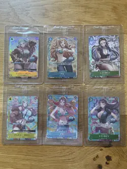 One Piece Japanese TCG Exclusive Asia Mini Tin Vol 2 Set of 6 Sealed - Image 1