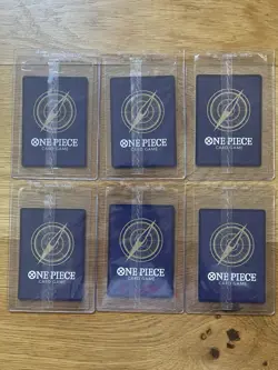 One Piece Japanese TCG Exclusive Asia Mini Tin Vol 2 Set of 6 Sealed - Image 2