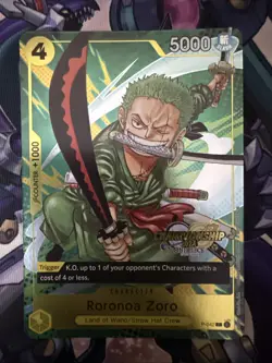 One Piece TCG Roronoa Zoro CS 2024 Event Pack P-042 Near Mint - Image 1