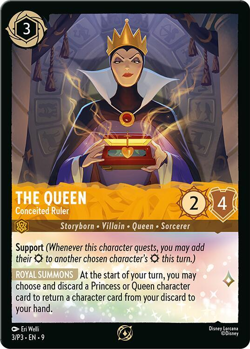 The Queen - Conceited Ruler (Foil) - Disney Lorcana Promo Cards - Image 1