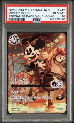 Disney Lorcana Iconic Mickey Mouse Fabled Memories Enchanted Card - Image 1
