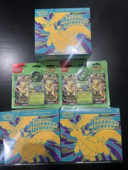 Pokemon Mega Evolution Ascended Heroes ETB Elite Trainer Box X 3 Bundle - Image 1