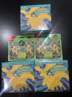 Pokemon Mega Evolution Ascended Heroes ETB Elite Trainer Box X 3 Bundle - Image 2
