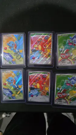 Pokemon TCG First Partner Illustration Collection Series 1 Kanto Starter Set - Image 1