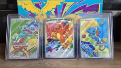 Pokemon TCG First Partner Illustration Collection Series 1 Kanto Starter Set - Image 1