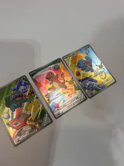Pokemon TCG First Partner Illustration Collection Series 1 Kanto Starter Set - Image 2