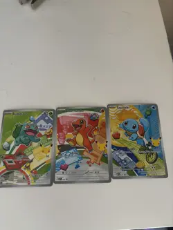 Pokemon TCG First Partner Illustration Collection Series 1 Kanto Starter Set - Image 1