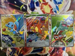 Pokemon TCG First Partner Illustration Collection Series 1 Kanto Starter Set - Image 1