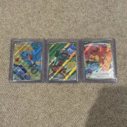 Pokemon TCG First Partner Illustration Collection Series 1 Kanto Starter Set - Image 1