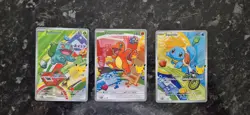 Pokemon TCG First Partner Illustration Collection Series 1 Kanto Starter Set - Image 1