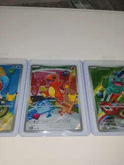 Pokemon TCG First Partner Illustration Collection Series 1 Kanto Starter Set - Image 3