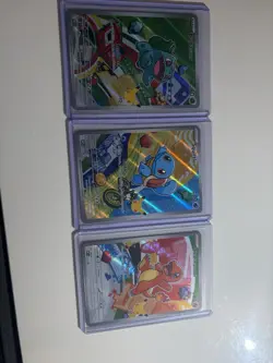 Pokemon TCG First Partner Illustration Collection Series 1 Kanto Starter Set - Image 1