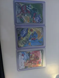 Pokemon TCG First Partner Illustration Collection Series 1 Kanto Starter Set - Image 2