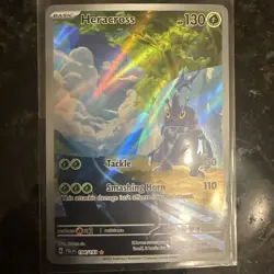 Pokemon TCG Heracross Illustration Rare SV Paldea Evolved Card 194/193 - Image 1