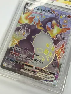 10 Gem Mint Charizard VMAX SV107/SV122 Shining Fates Graded Pokemon Card - Image 2