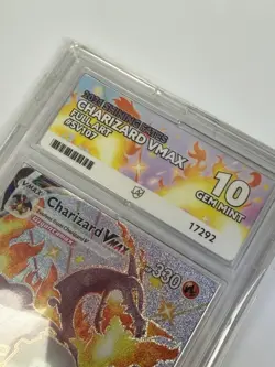 10 Gem Mint Charizard VMAX SV107/SV122 Shining Fates Graded Pokemon Card - Image 3