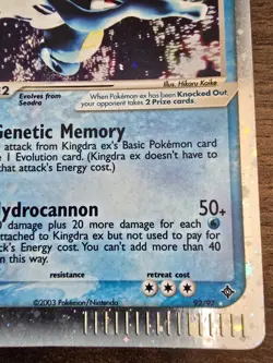 Kingra EX 92/97 EX Dragon Very Lightly Played, Almost NM Pokemon Card - Image 4