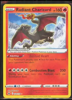 Radiant Charizard Radiant Rare Crown Zenith #020/159 [Near Mint] Pokemon TCG - Image 1