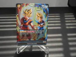 Dragon Ball Super Card Game FB09-082 SON GOKU/VEGETA SR CARD - Image 1