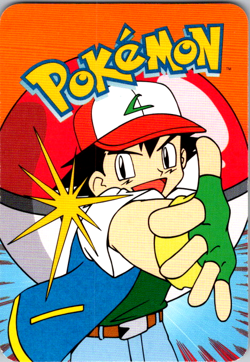 Lapras 131/Ash Pokemon Vending Prism Holo Sticker Card - Image 2