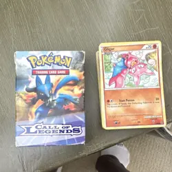 Pokemon Call of Legends Deck Box with Lot of Vintage Same Era cards - Image 1
