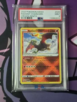 Pokemon TCG Radiant Charizard Crown Zenith Holo Card 020/159 NM/M - Image 1