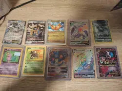 10 Pokemon Card Lot Gardevoir, Garchomp, Butterfree, Lucario, Dragonite - Image 1